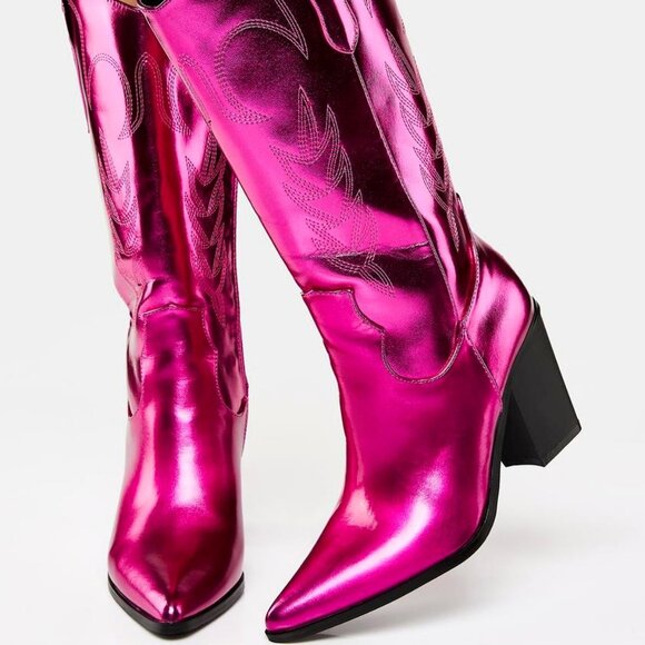 METALLIC  RIDEM RODEO  GURL Cowboy Boots ( BRAND NEW !!!! ) - Picture 1 of 7